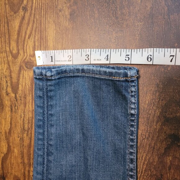 Hudson Jeans Size 28 Collin Flap Skinny Low Rise Medium Light Wash Western - Picture 10 of 11
